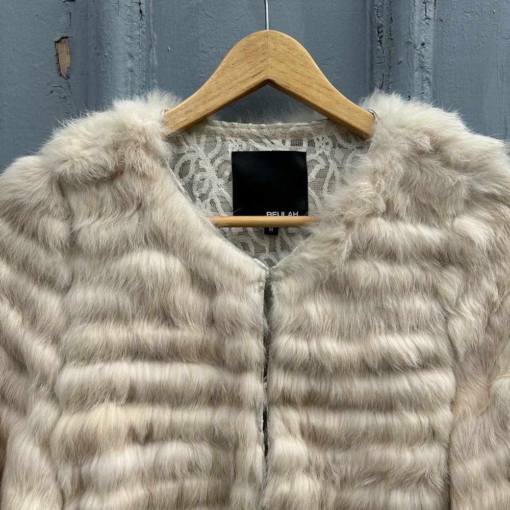 Beulah Rabbit Hair Jacket, M - Picture 4 of 11